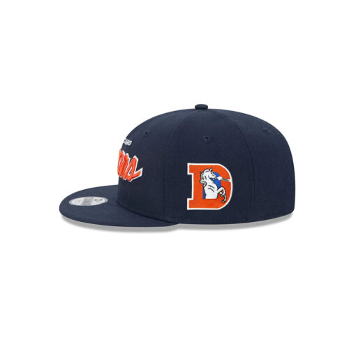 Chicago Bears Script Logo Kids Snapback Hat in Navy