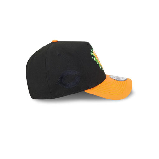 Chicago Bears Slime Graphic A-Frame Snapback Hat in Green Chicago Bears Slime Graphic A-Frame Snapback Hat in Green