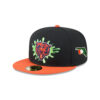 Chicago Bears Slime Graphic Fitted Hat in Green