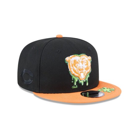 Chicago Bears Slime Graphic Snapback Hat in Green