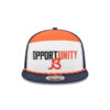 Chicago Bears Split Panel Graphic Snapback Hat in Navy and Orange 2 Chicago Bears Split Panel Graphic Snapback Hat in Navy and Orange