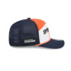 Chicago Bears Split Panel Graphic Trucker Hat in Navy and Orange