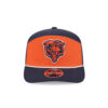 Chicago Bears Split Panel Stretch Snap Hat in Navy and Orange 2 Chicago Bears Split Panel Stretch Snap Hat in Navy and Orange