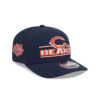 Chicago Bears Statement Logo Stretch Snap Hat in Navy