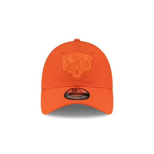 Chicago Bears Tonal Bear Logo Adjustable Hat in Orange