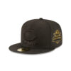 Chicago Bears Tonal C Mark Wordmark Side Patch Fitted Hat in Black 1 Chicago Bears Tonal C Mark Wordmark Side Patch Fitted Hat in Black