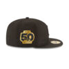 Chicago Bears Tonal C Mark Wordmark Side Patch Fitted Hat in Black 4 Chicago Bears Tonal C Mark Wordmark Side Patch Fitted Hat in Black