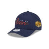 Chicago Bears Women’s Metallic Logo A-Frame Snapback Hat in Navy 1 Chicago Bears Women’s Metallic Logo A-Frame Snapback Hat in Navy