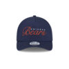 Chicago Bears Women’s Metallic Logo A-Frame Snapback Hat in Navy 2 Chicago Bears Women’s Metallic Logo A-Frame Snapback Hat in Navy