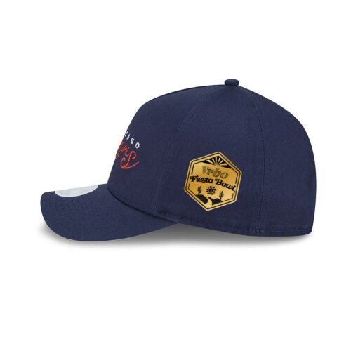 Chicago Bears Women’s Metallic Logo A-Frame Snapback Hat in Navy Chicago Bears Women’s Metallic Logo A-Frame Snapback Hat in Navy
