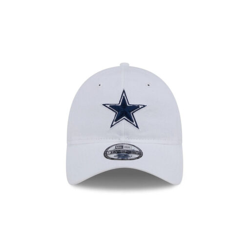 Dallas Cowboys Logo Adjustable Hat in White