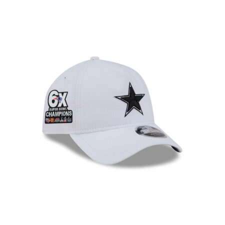 Dallas Cowboys Logo Snapback Hat in White