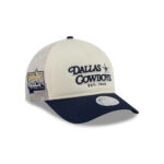 Dallas Cowboys Retro Chrome Trucker Hat in White