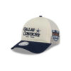 Dallas Cowboys Retro Chrome Trucker Hat in White