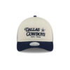 Dallas Cowboys Retro Chrome Trucker Hat in White