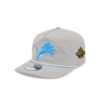 Detroit Lions Logo Snapback Hat in Gray 1 Detroit Lions Logo Snapback Hat in Gray
