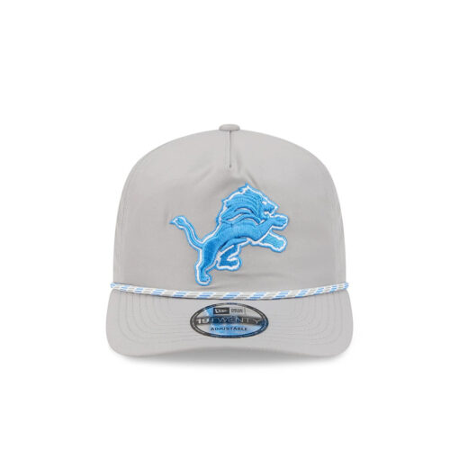Detroit Lions Logo Snapback Hat in Gray Detroit Lions Logo Snapback Hat in Gray