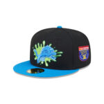 Detroit Lions Nickelodeon Slime Fitted Hat in Slime Green