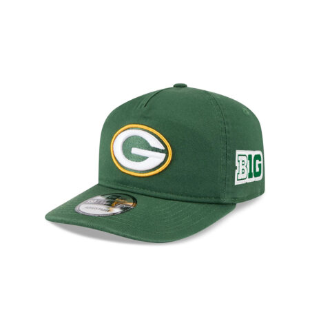 Green Bay Packers Classic Logo Side Patch Snapback Hat in Green