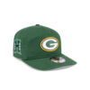 Green Bay Packers Classic Logo Side Patch Snapback Hat in Green 2 Green Bay Packers Classic Logo Side Patch Snapback Hat in Green