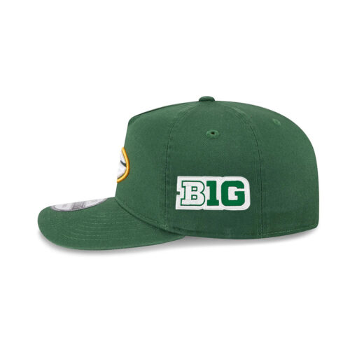 Green Bay Packers Classic Logo Side Patch Snapback Hat in Green Green Bay Packers Classic Logo Side Patch Snapback Hat in Green