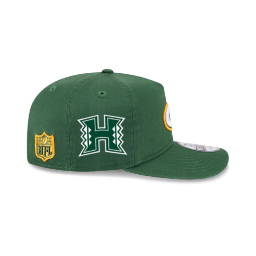 Green Bay Packers Classic Logo Side Patch Snapback Hat in Green Green Bay Packers Classic Logo Side Patch Snapback Hat in Green