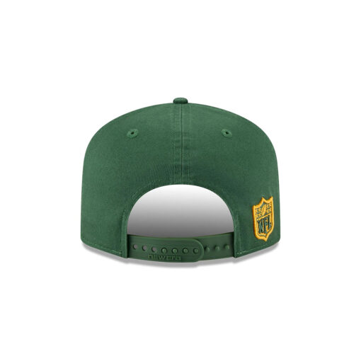 Green Bay Packers Classic Logo Side Patch Snapback Hat in Green Green Bay Packers Classic Logo Side Patch Snapback Hat in Green
