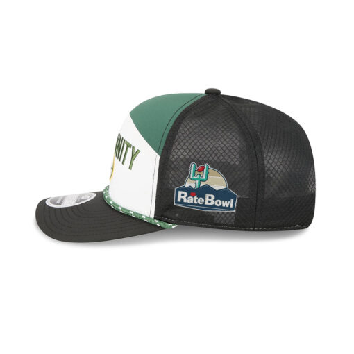Green Bay Packers Community Graphic Split Panel Trucker Hat in Green and Yellow