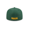 Green Bay Packers Dark Logo Fitted Hat in Black