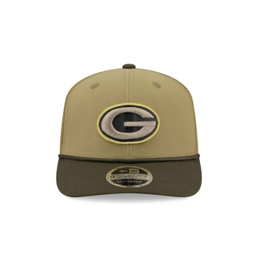 Green Bay Packers Military-Inspired Rope Stretch Snap Hat in Olive