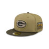 Green Bay Packers Military-Inspired Side Patch Fitted Hat in Olive