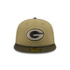 Green Bay Packers Military-Inspired Side Patch Fitted Hat in Olive