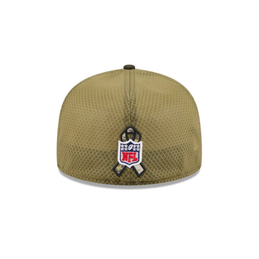 Green Bay Packers Military-Inspired Side Patch Fitted Hat in Olive