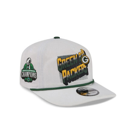 Green Bay Packers Retro Rope Adjustable Hat in Cream