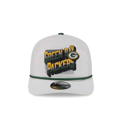 Green Bay Packers Retro Rope Adjustable Hat in Cream