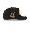 Green Bay Packers Script Logo A-Frame Snapback Hat in Black