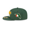 Green Bay Packers Script Logo Fitted Hat in Green