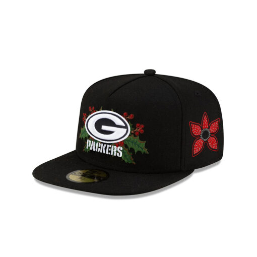 Green Bay Packers Seasonal A-Frame Fitted Hat in Green