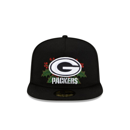 Green Bay Packers Seasonal A-Frame Fitted Hat in Green