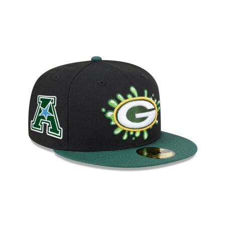 Green Bay Packers Slime Graphic Fitted Hat in Green