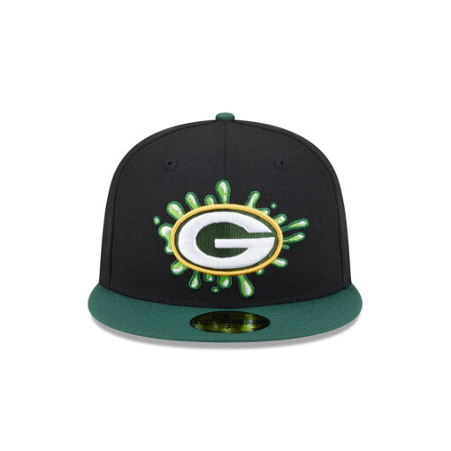 Green Bay Packers Slime Graphic Fitted Hat in Green