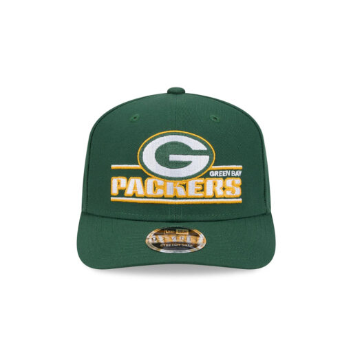 Green Bay Packers Statement Logo Stretch Snap Hat in Green