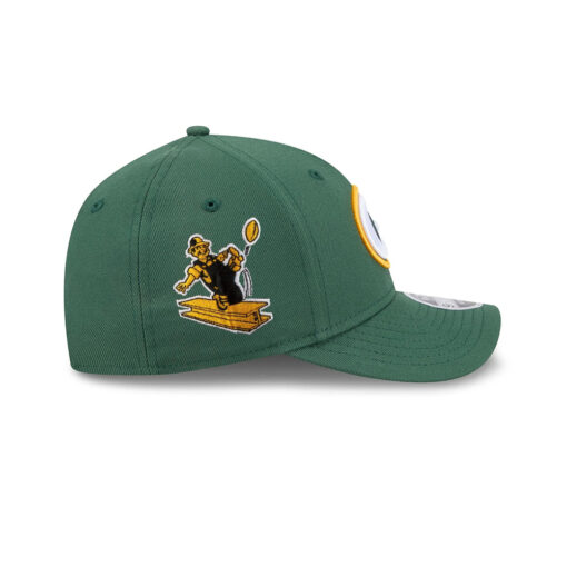Green Bay Packers Team Logo Snapback Hat in Green