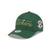 Green Bay Packers Women’s Metallic Logo A-Frame Snapback Hat in Green