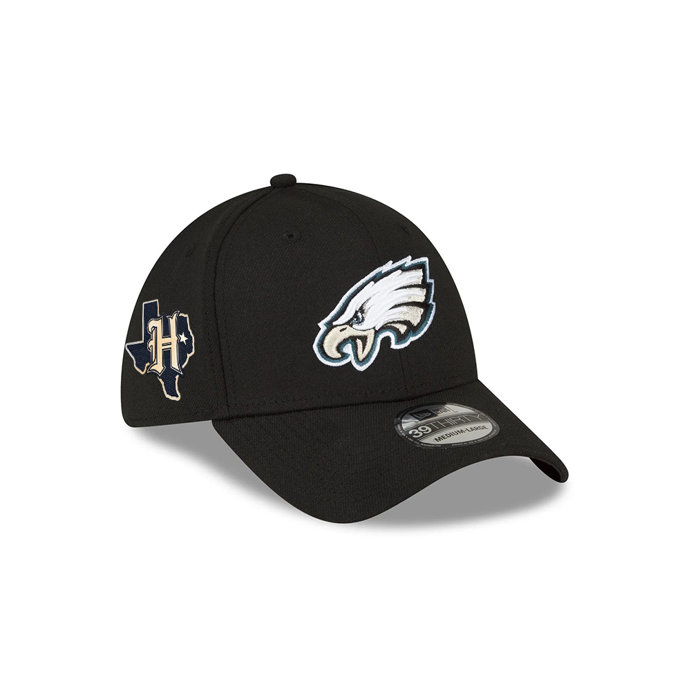 Philadelphia Eagles Citrus Bowl Patch Stretch Fit Cap in Black Philadelphia Eagles Citrus Bowl Patch Stretch Fit Cap in Black