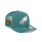 Philadelphia Eagles Eagle Head Mesh Back Trucker Hat in Midnight Green