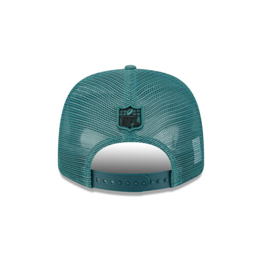 Philadelphia Eagles Eagle Head Mesh Back Trucker Hat in Midnight Green