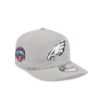 Philadelphia Eagles Eagle Head Rope Side Patch Adjustable Hat in Gray