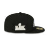 Philadelphia Eagles Eagle Head Side Patch Fitted Hat in Black 3 Philadelphia Eagles Eagle Head Side Patch Fitted Hat in Black