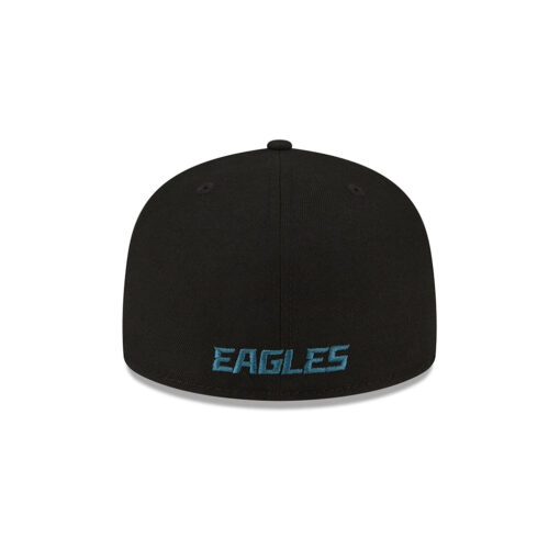 Philadelphia Eagles Eagle Head Side Patch Fitted Hat in Black Philadelphia Eagles Eagle Head Side Patch Fitted Hat in Black